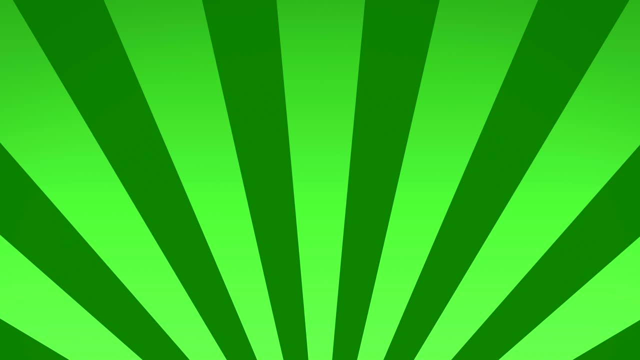 movimiento geométrico de bucle de estallido del sol naciente radial fondo verde
