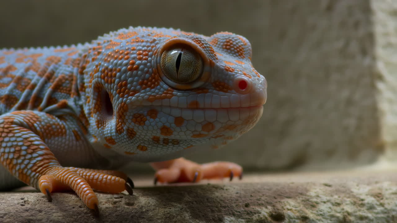 Nahaufnahme eines Tokeh-Geckos