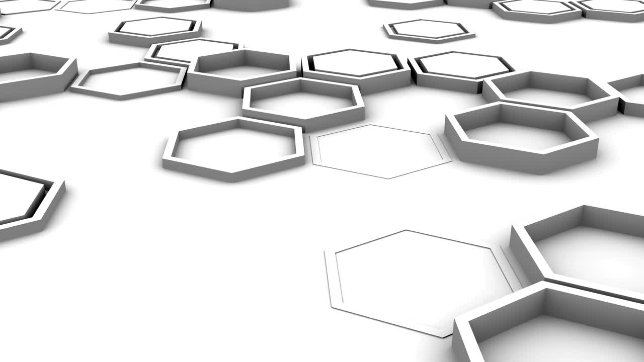 el fondo de los hexágonos