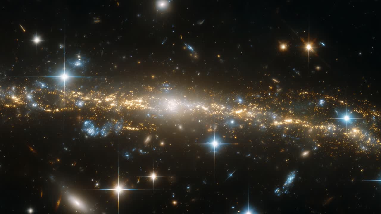 A Stunning View of a Spiral Galaxy Filled with Stars, Nebulae, and Cosmic Wonders Captured in Stunning Detail, Revealing the Beauty of the Universe Beyond Earth