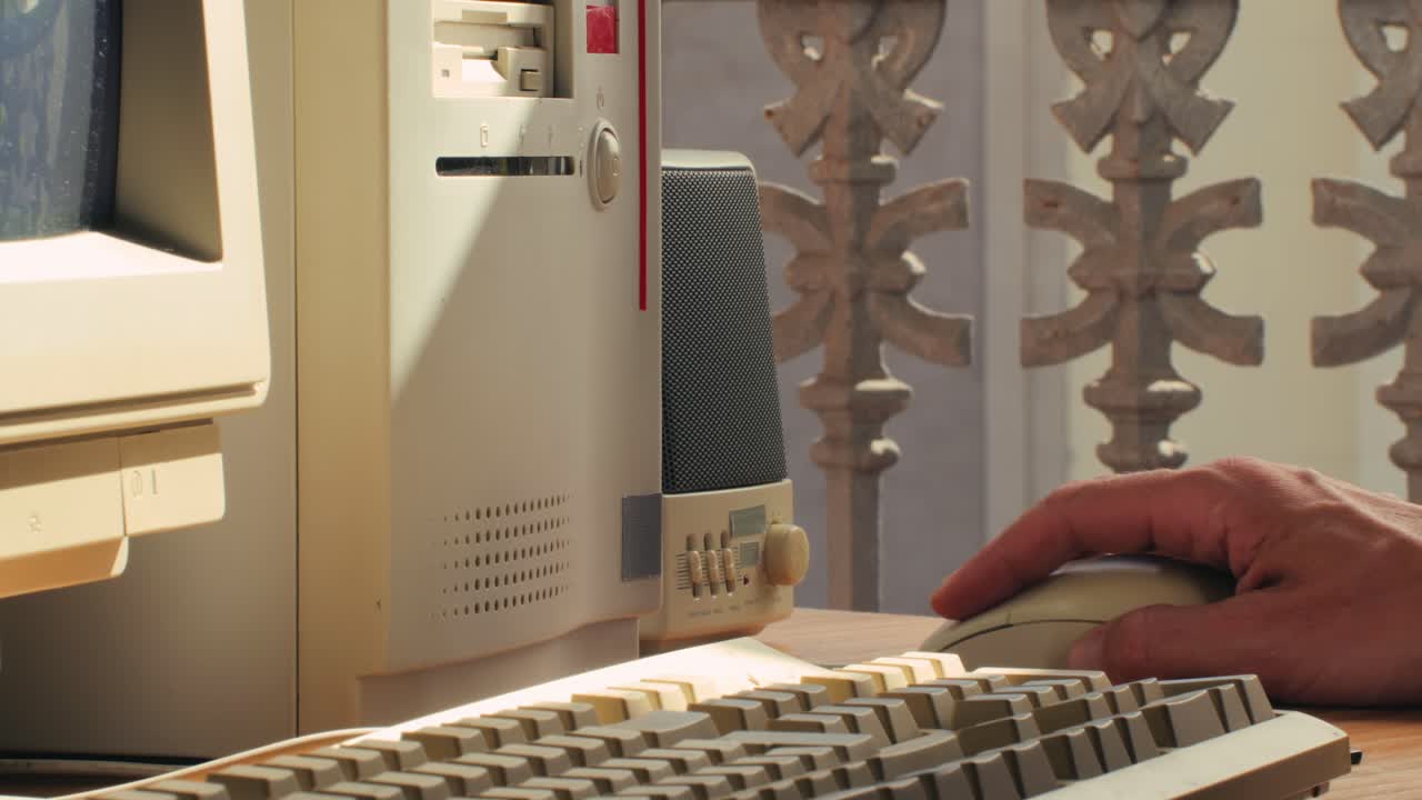 старинная установка компьютера