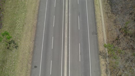 josé antonio páez highway: top-down aerial view of venezuelan road