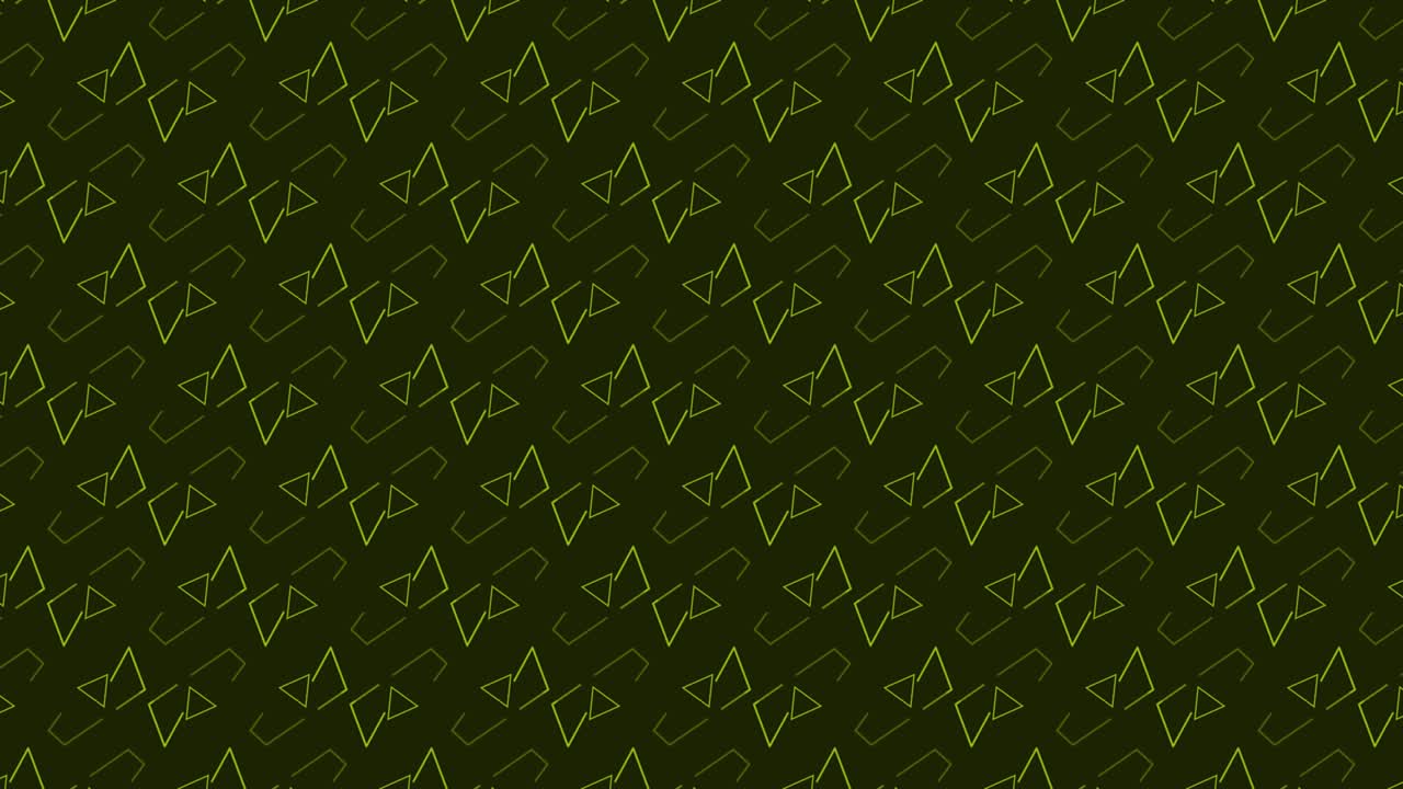 삼각형의 모핑은 원활한 애니메이션으로 추상적인 모션 디자인 배경입니다.