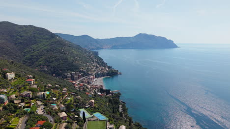 travel destination: drone footage of the breathtaking ligurian coastline