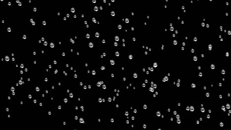 rain drops on window glass motion graphics with night background