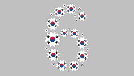 número seis de corea del sur