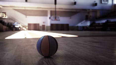 basketball on a court