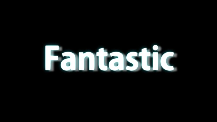 Fantastic text animation message motion graphics