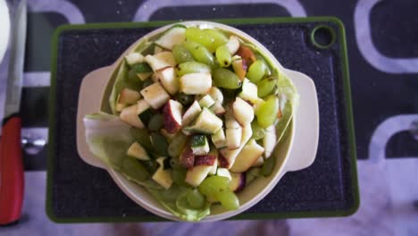 Fruits-and-salad-in-the-bowl