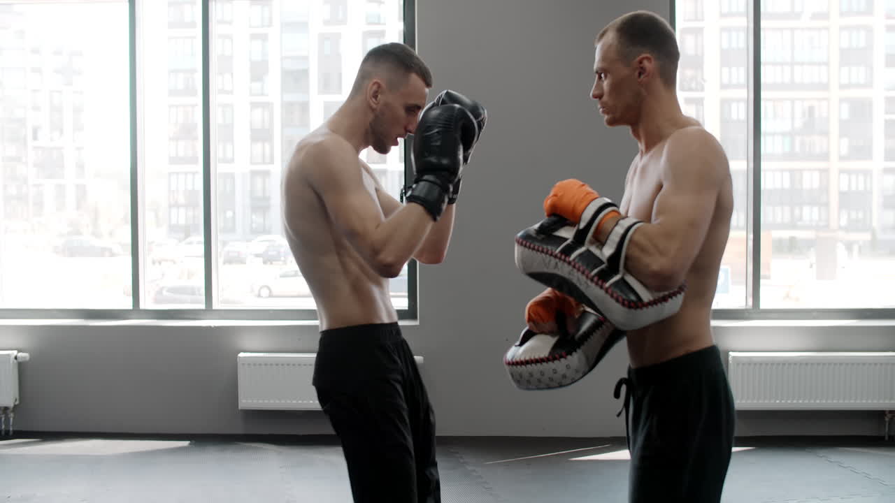 Men Boxing Training Session