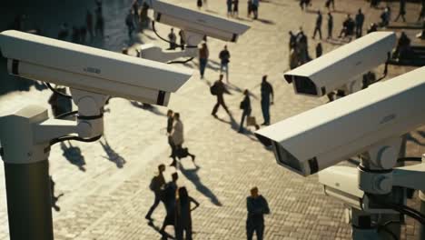 surveillance evolution: capturing urban life through cctv cameras, an insight into modern security monitoring in busy public spaces