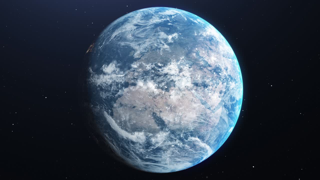 4K Jorden natt till dag – Realistiska stadsljus på jorden från rymden och soluppgång – Filmisk realistisk roterande jord i rymden – Planeten jorden på natten – Europa sett från rymden – Stillastående värld dag och natt Europa