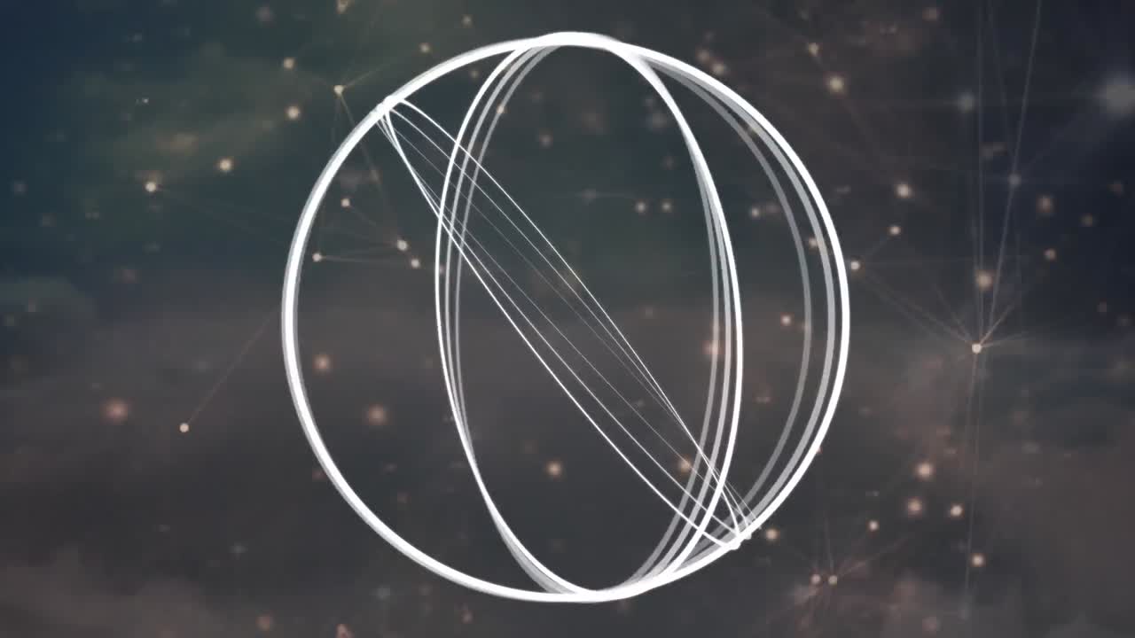 animación de escaneos de alcance a través de la red de conexiones