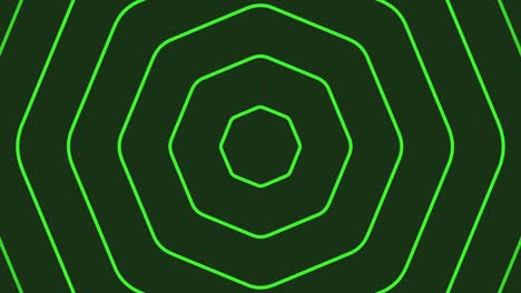 hexagon audio wave in seamless loop background