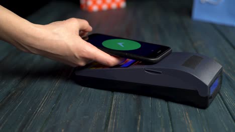 mobile payment with point of sale terminal