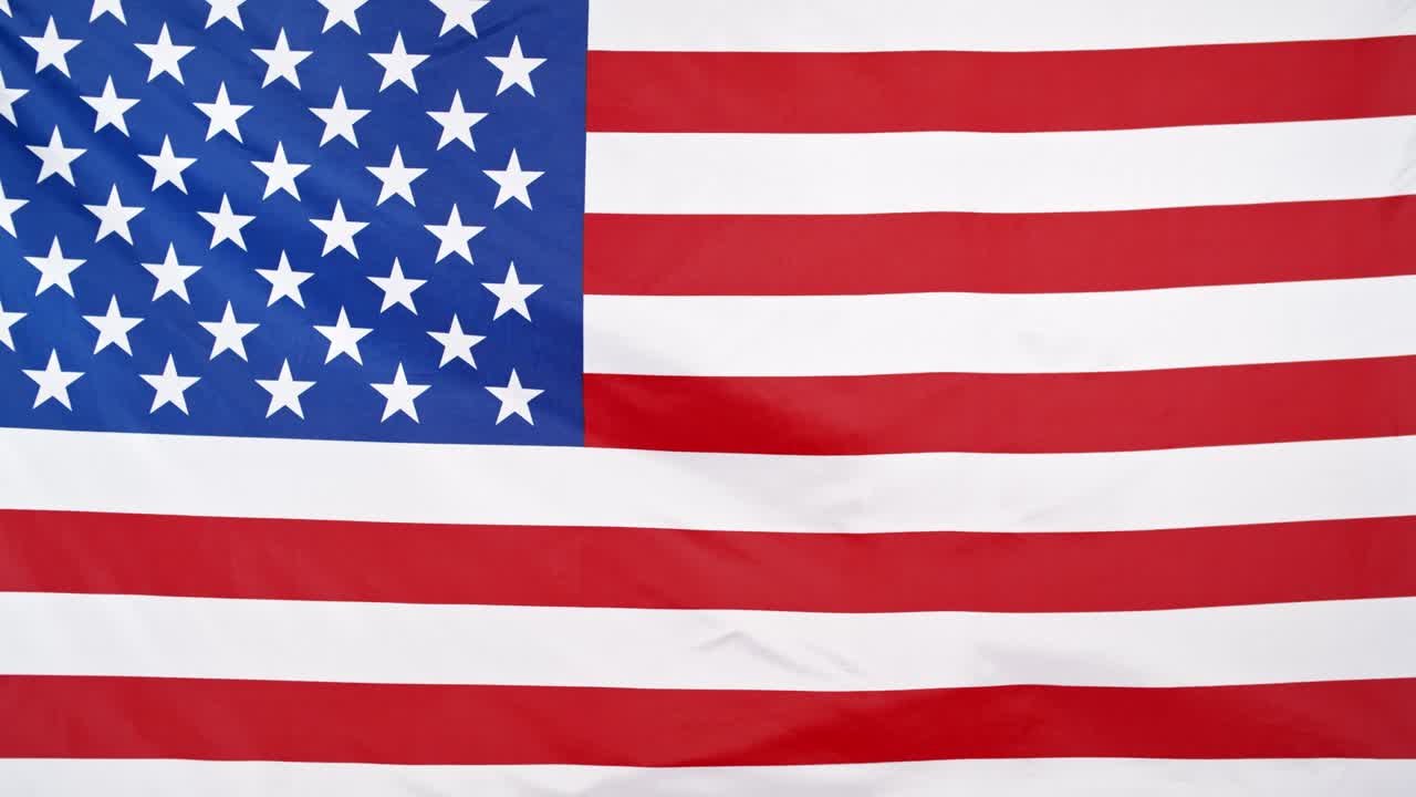 agitando la bandera estadounidense bucle de fondo