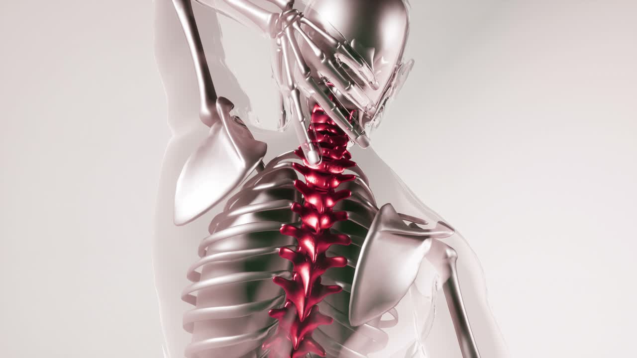 인체 척추 골격  ⁇  모델과 장기