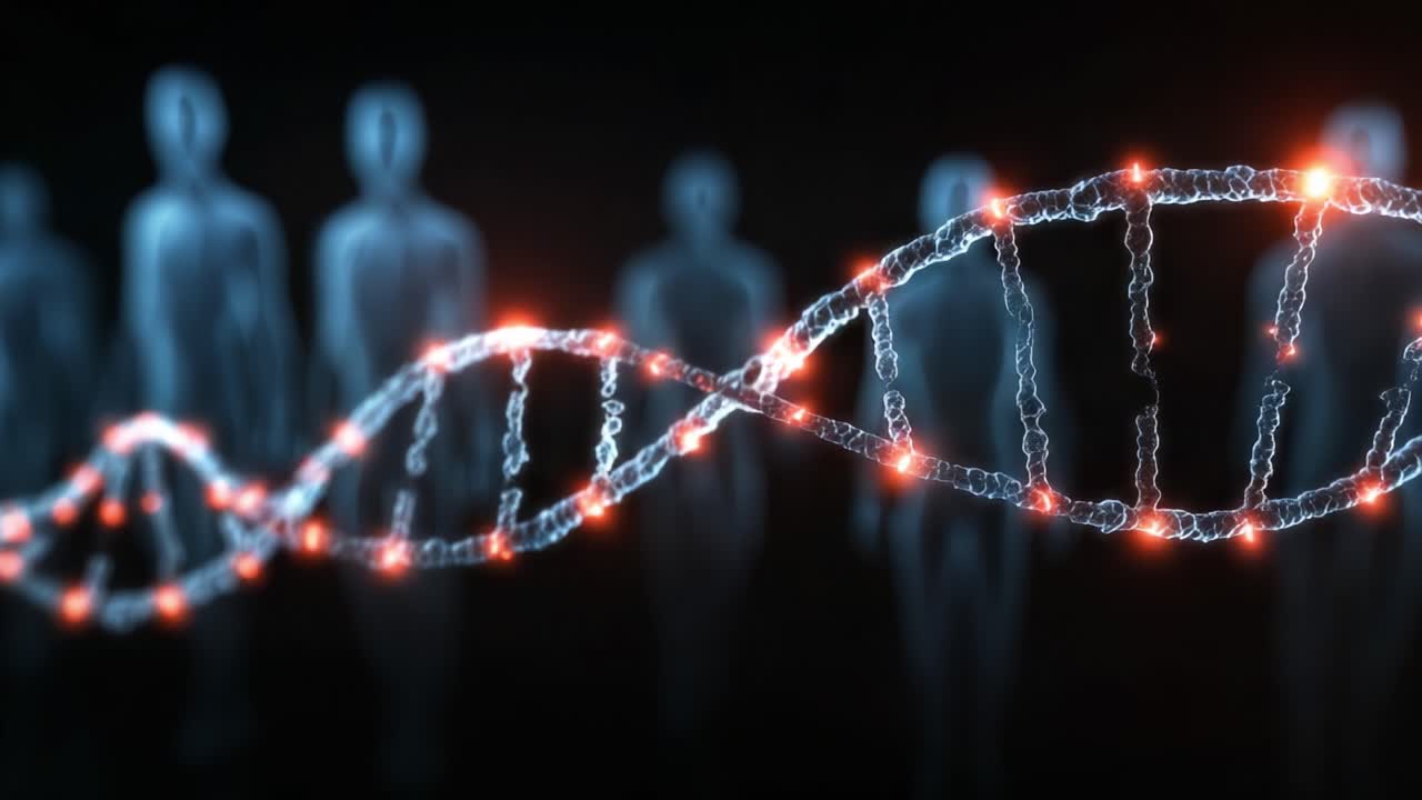 Exploring the Fascinating Intersection of Genetic Frameworks and Human Existence: A Visual Representation of DNA's Role in Humanity's Biological Journey