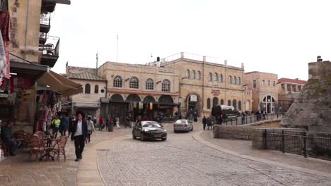 jerusalem old city street scene