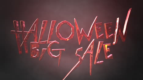 Halloween-Big-Sale-on-dark-red-clouds-and-fog