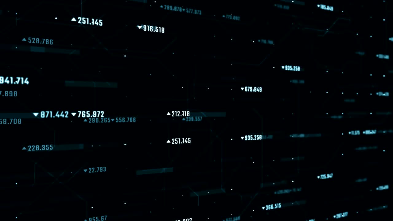 Financial abstract background with profit information.