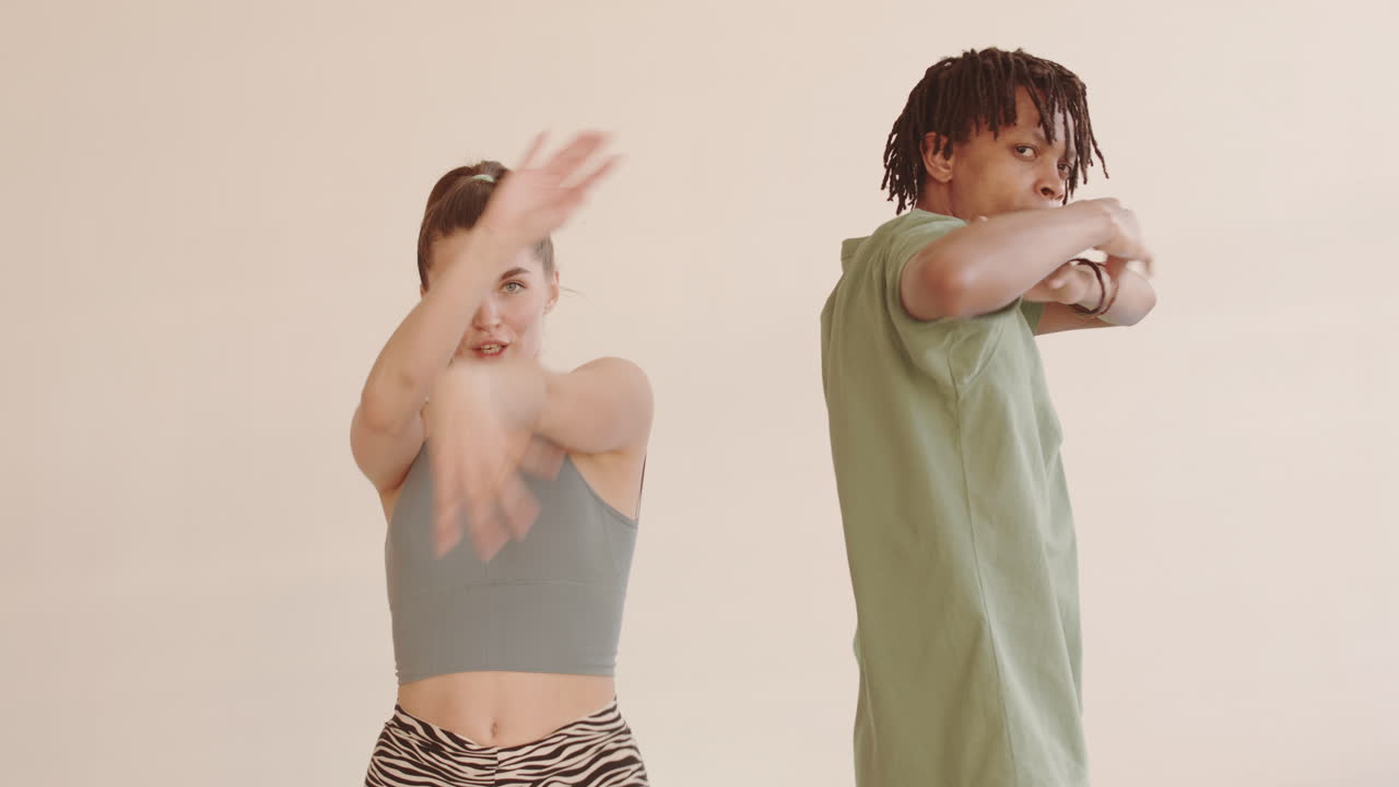 Diverse Performers Dancing with Hands