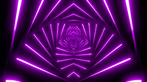 purple neon tunnel