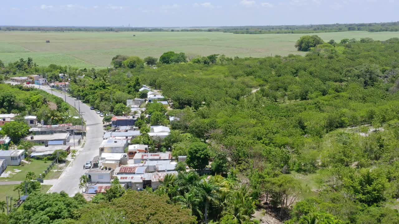 campos de caña de azúcar en san pedro de macoris en república dominicana