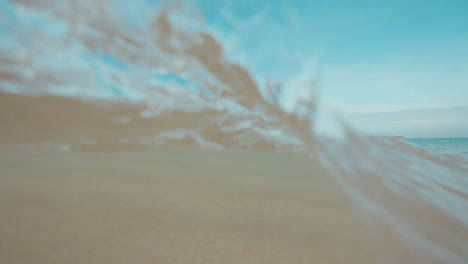 woman running on beach at seashore