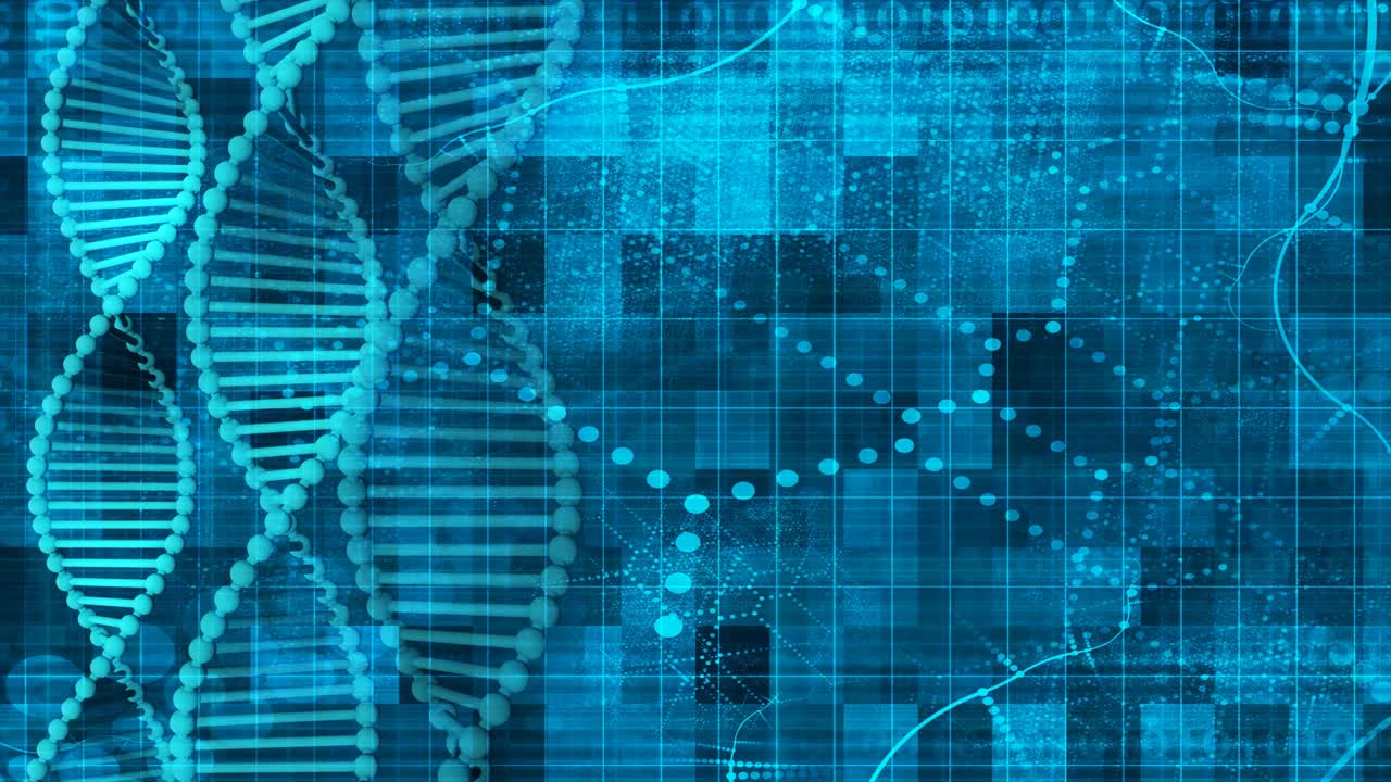 Molecule Structure in 3D as a Presentation Background
