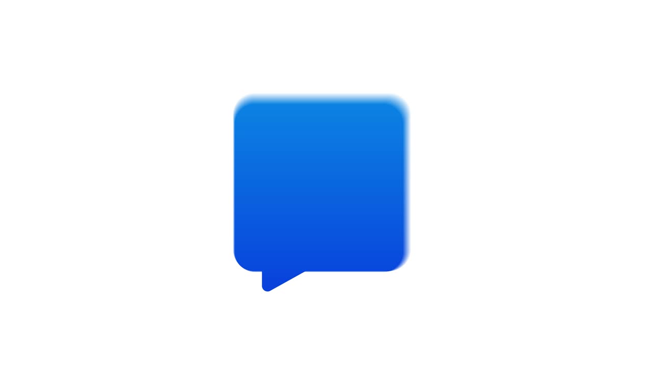 Faq chat message bubble. Support service. Motion graphic.