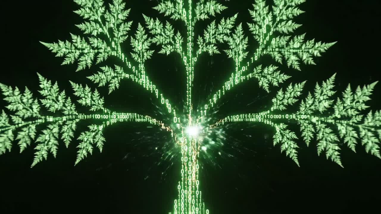 Digital Tree of Binary Code