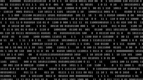 digital code binary zeroes and ones bits animation