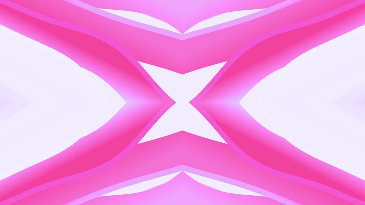 Loop continuo di forme astratte rosa vibrante che si trasformano