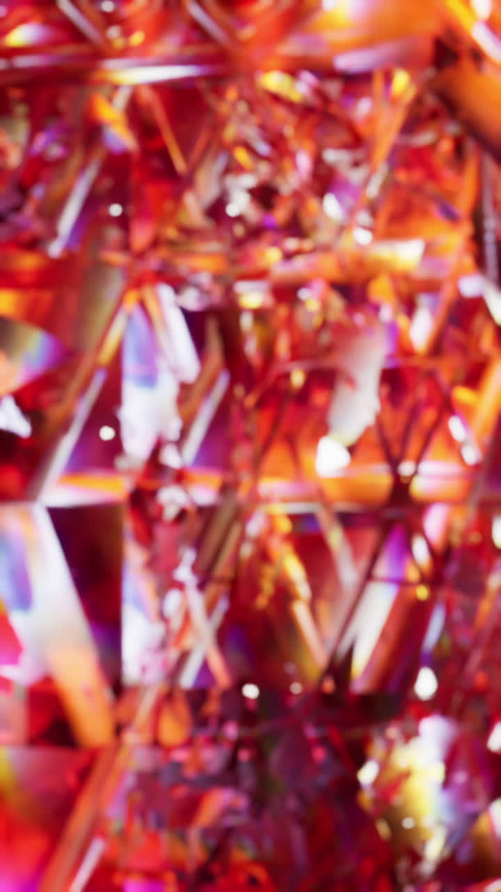 Abstract Geometric Pattern with Vibrant Colors
