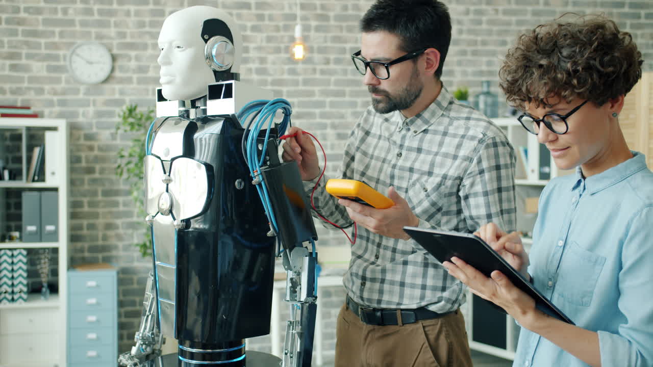 Robot Maintenance and Testing by Engineers