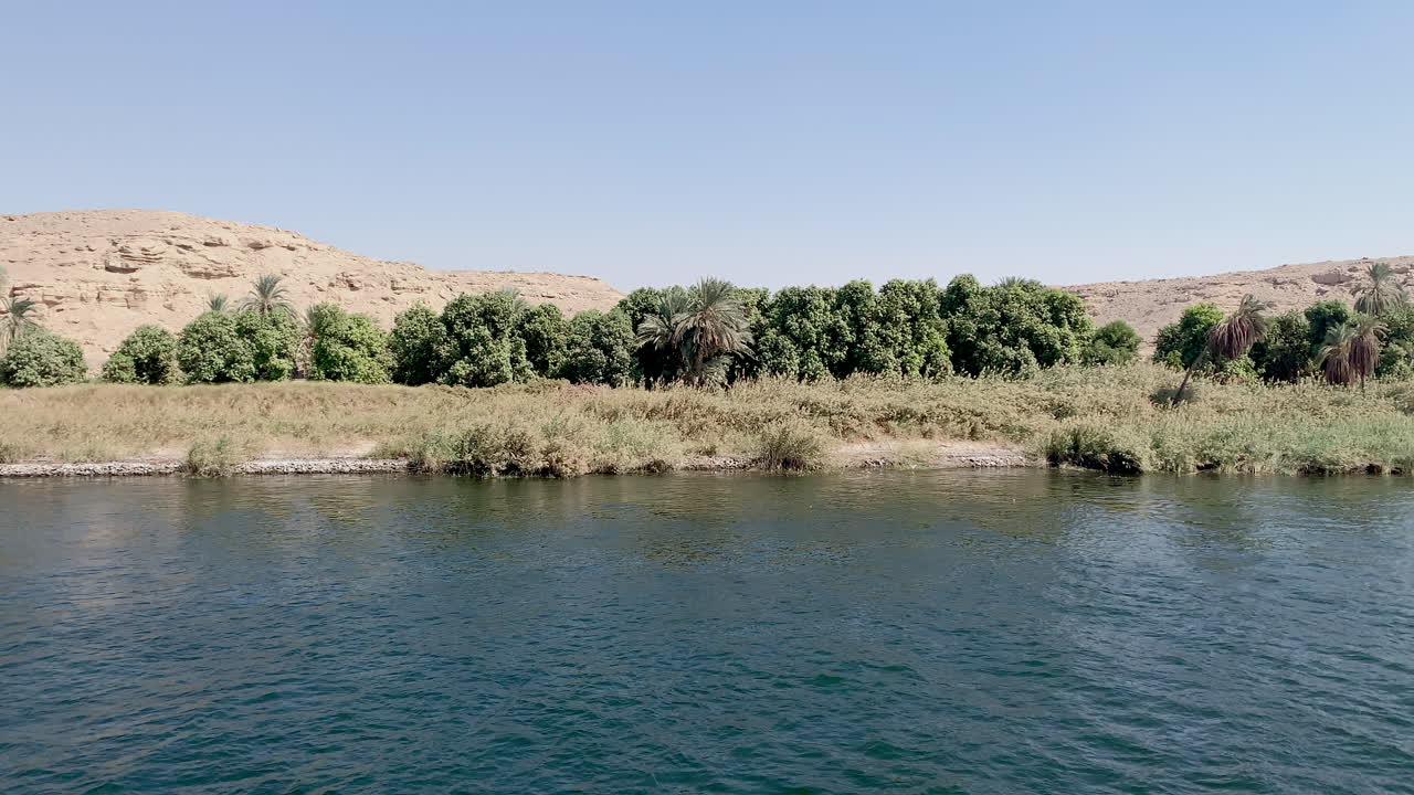 vista del río nilo en egipto