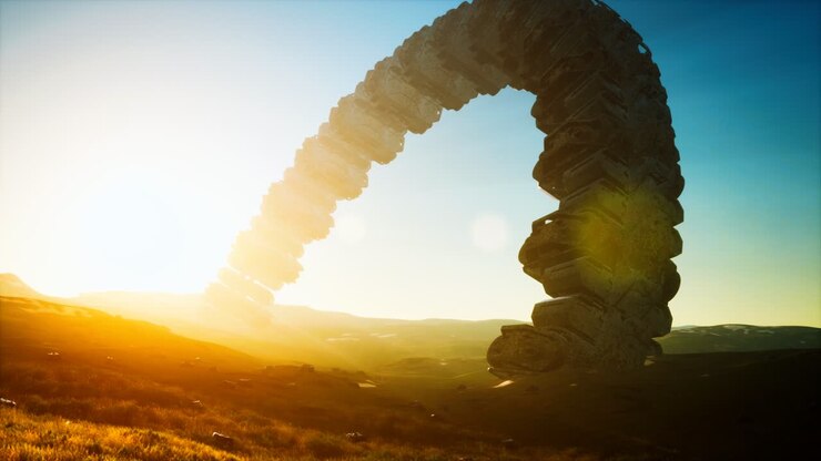 unidentified flying object at the Earth