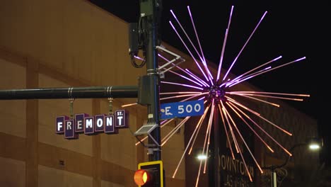 Las-Luces-Están-Apagadas-En-La-Señal-De-Tráfico-De-Fremont-Street-En-La-Cuadra-500-Este-De-Last-Vegas.