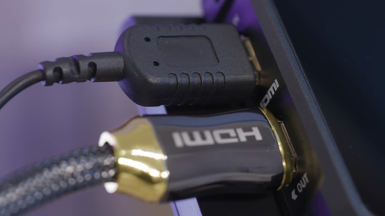 HDMI 케이블 연결