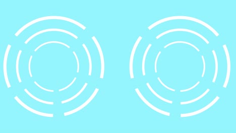 circle rotation split pop animation motion graphics