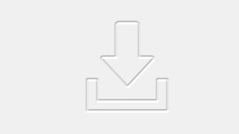 descargar el icono de neomorfismo aislado en fondo blanco.