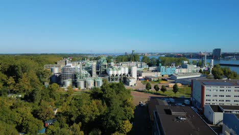 Approaching-Albemarle-factory-Netherlands-in-Amsterdam-Noord