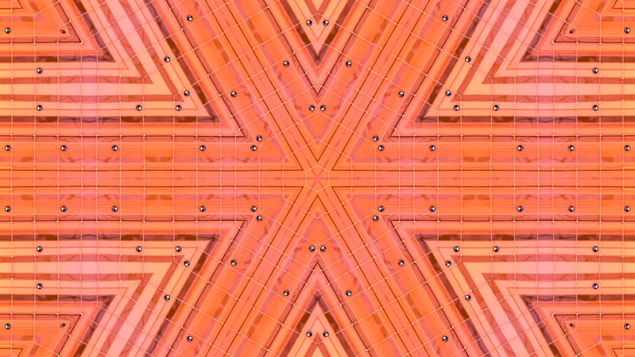 오렌지색 저 폴리 기하학적 배경 4k, 루프 3d 애니메이션, 인기 있는 저 폴리 스타일의 원활한 영상.