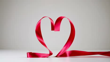 red ribbon heart