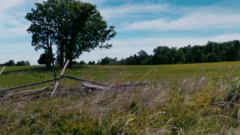 campo de batalla histórico en el norte de virginia