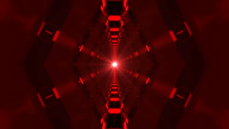 red abstract background loop hallway