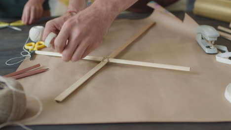 making a wooden craft project