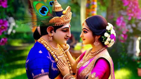 krishna and radha: a divine couple