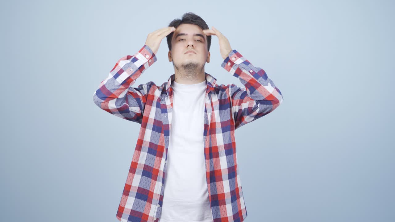 주름과 피부 문제가 있는 사람은 불행합니다.